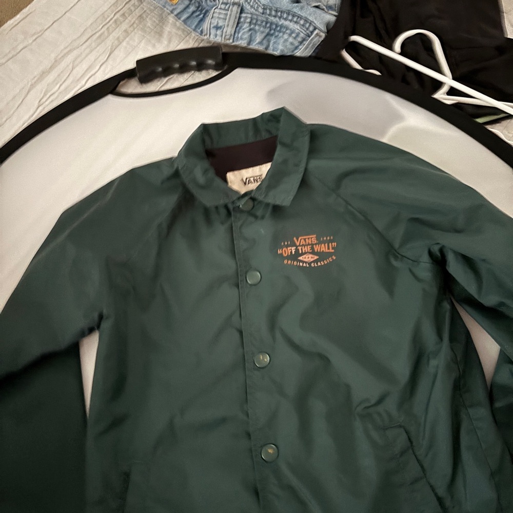 Vans Dark Green Windbreaker Jacket